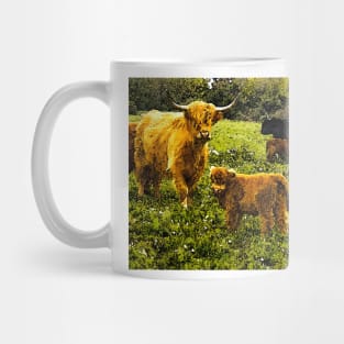 Highlands and Calves Mug